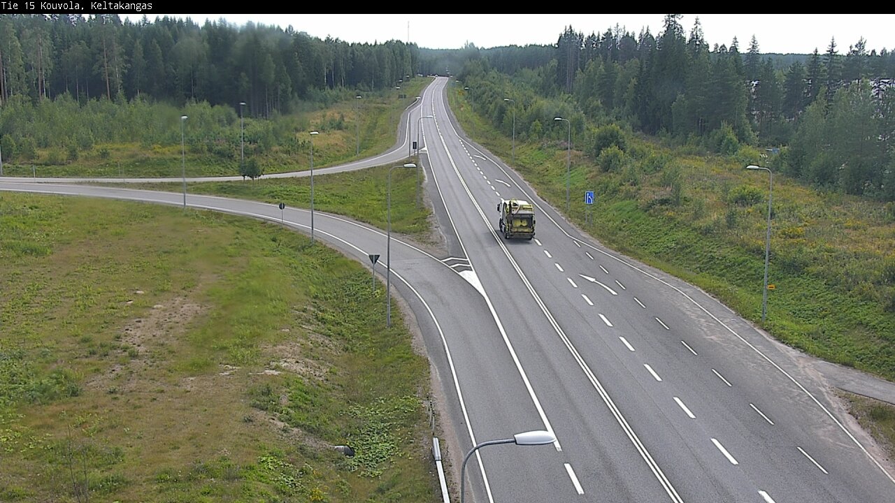 Weather Camera Image Road 15 Kouvola, Keltakangas, Kouvola, Kymenlaakso