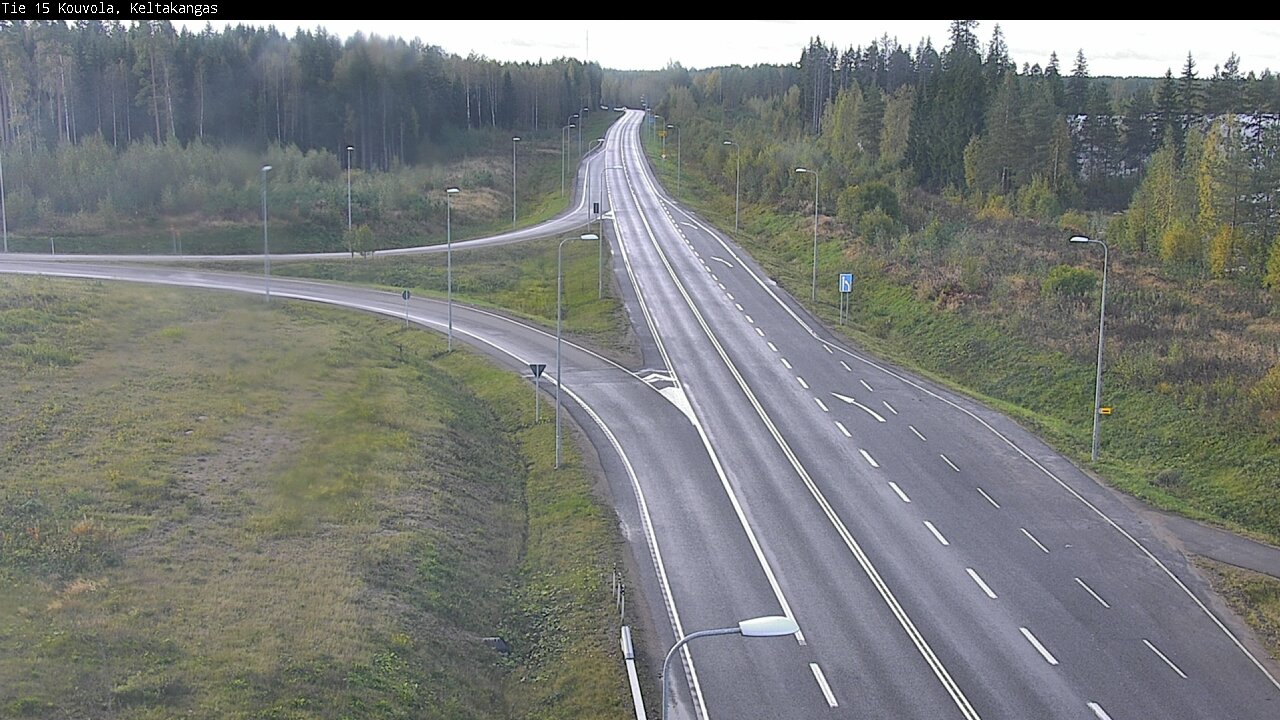 Weather Camera Image Road 15 Kouvola, Keltakangas, Kouvola, Kymenlaakso