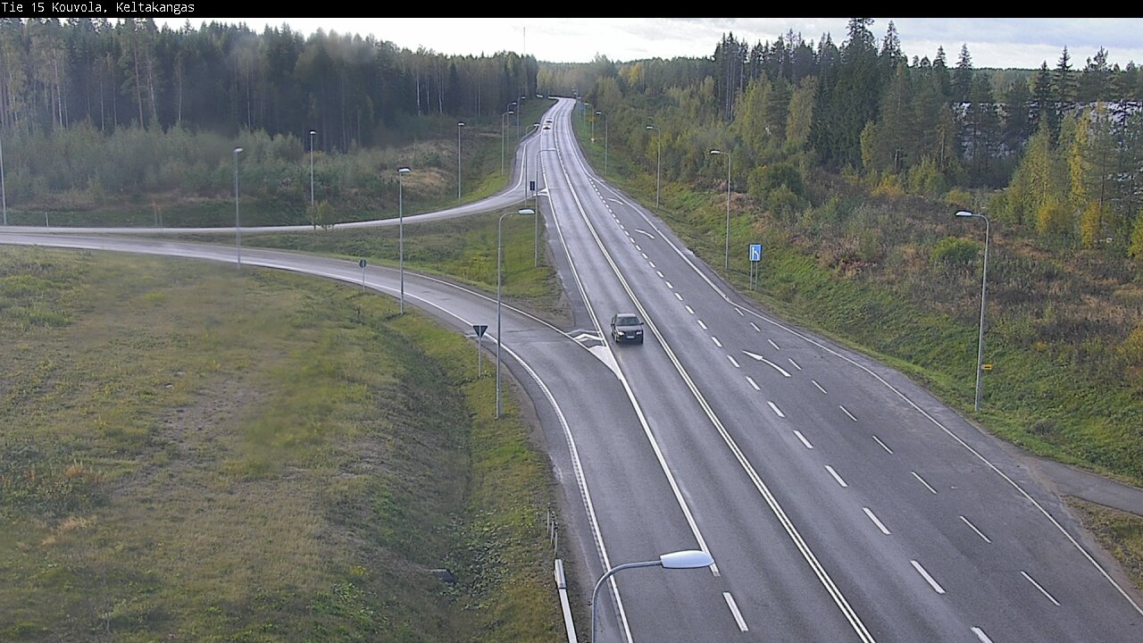 Weather Camera Image Road 15 Kouvola, Keltakangas, Kouvola, Kymenlaakso