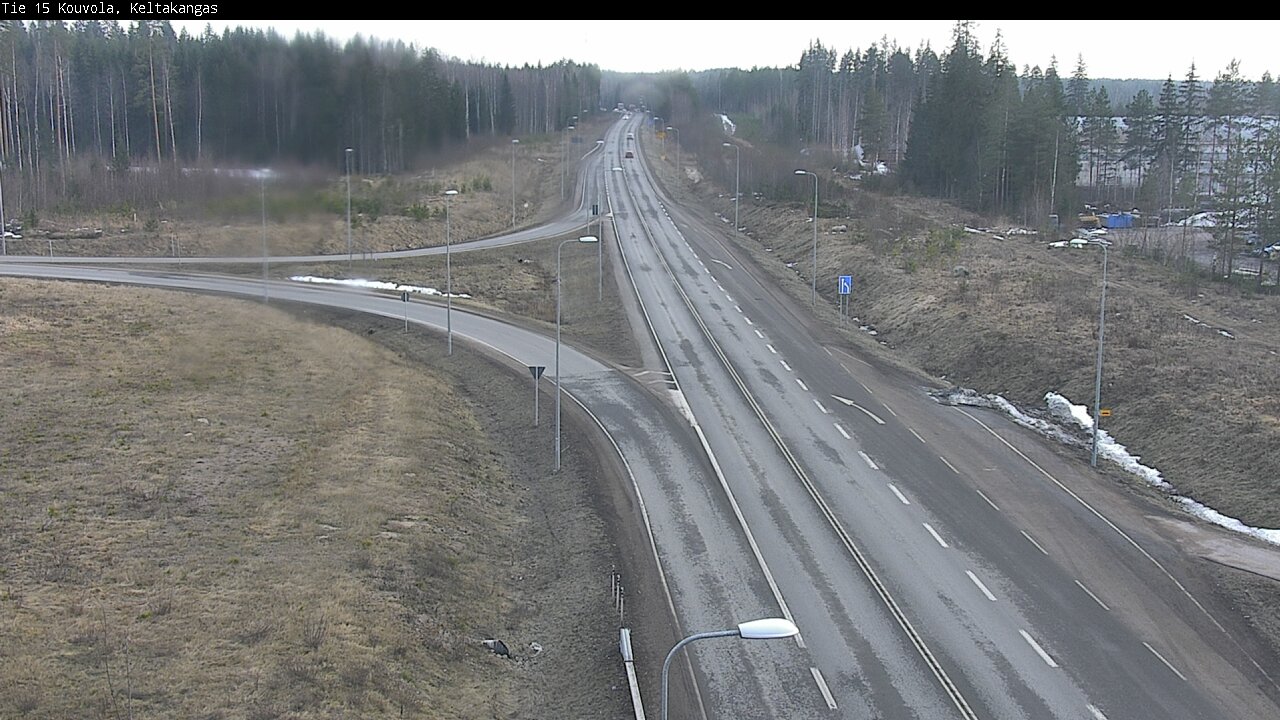 Weather Camera Image Road 15 Kouvola, Keltakangas, Kouvola, Kymenlaakso