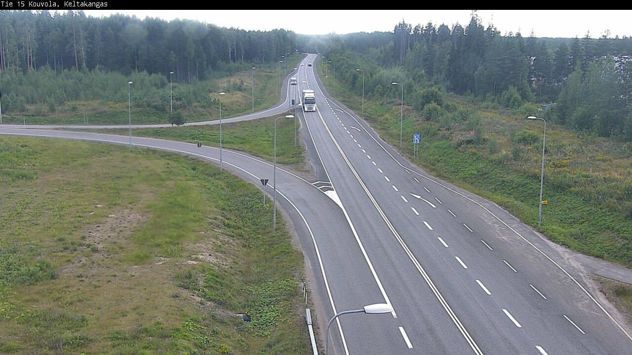 Weather Camera Image Väg 15 Kouvola, Keltakangas, Kouvola, Kymenlaakso
