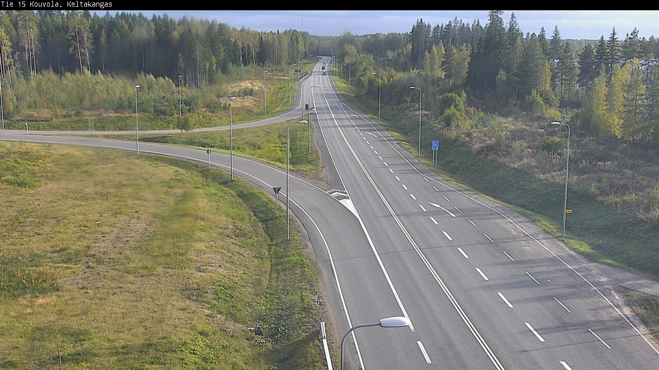 Weather Camera Image Road 15 Kouvola, Keltakangas, Kouvola, Kymenlaakso
