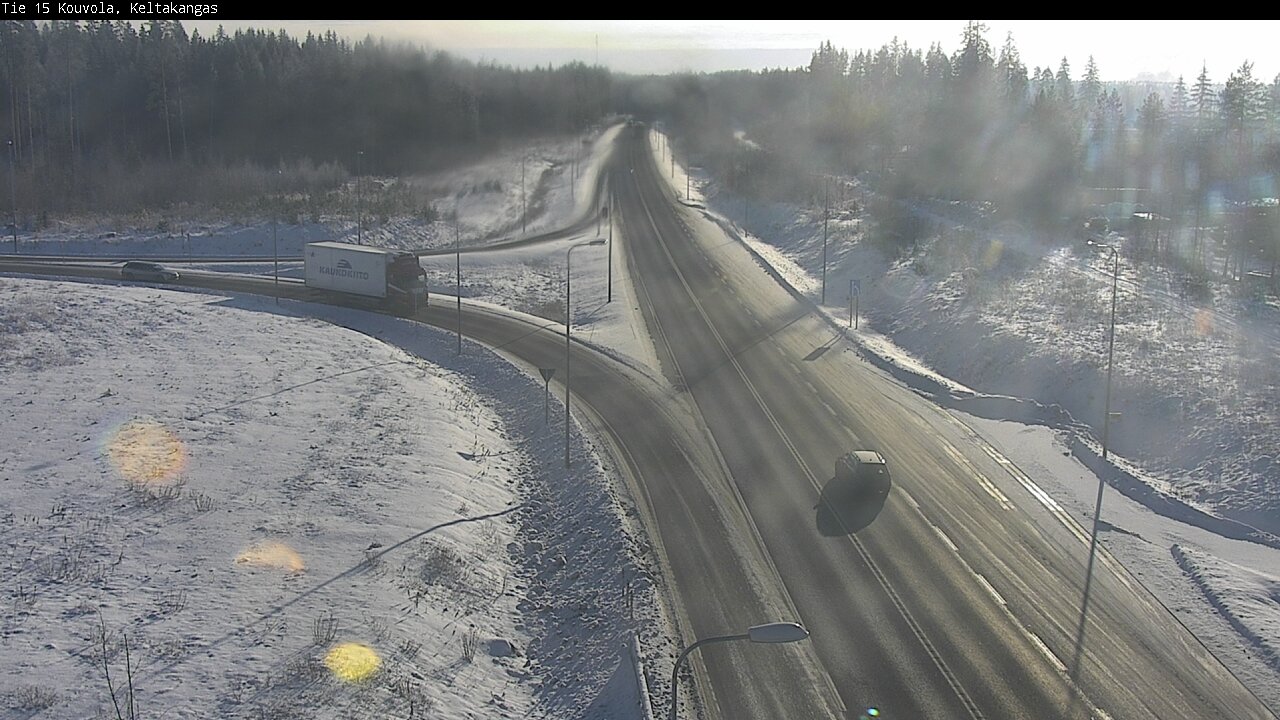 Weather Camera Image Väg 15 Kouvola, Keltakangas, Kouvola, Kymenlaakso