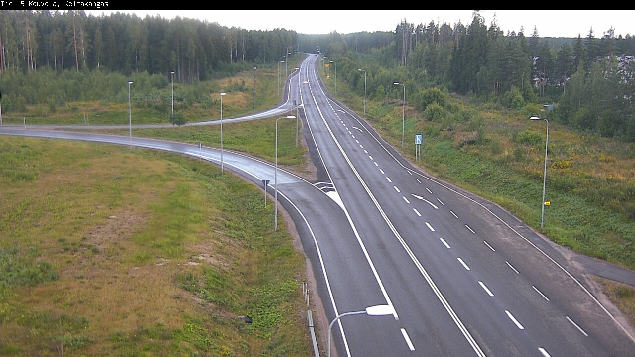 Weather Camera Image Väg 15 Kouvola, Keltakangas, Kouvola, Kymenlaakso