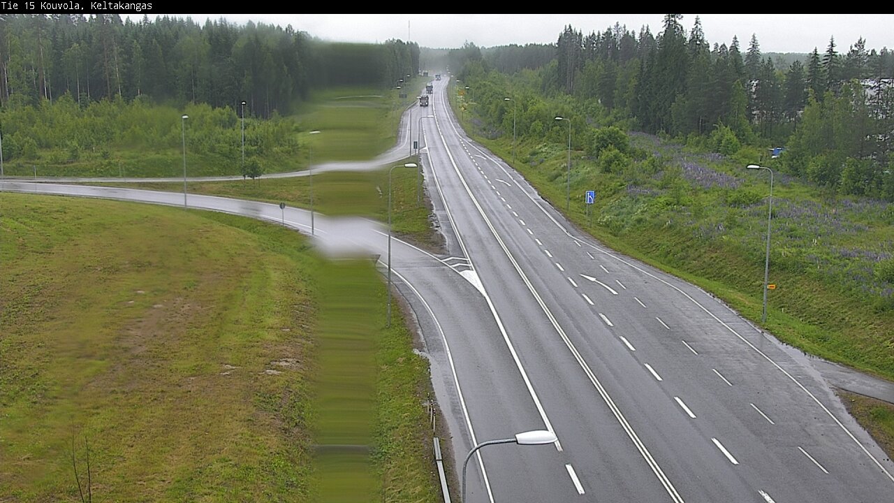 Weather Camera Image Väg 15 Kouvola, Keltakangas, Kouvola, Kymenlaakso