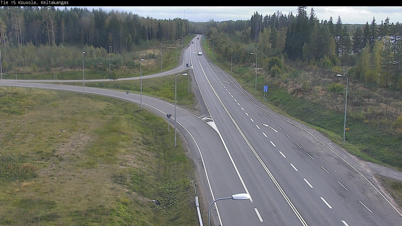 Weather Camera Image Road 15 Kouvola, Keltakangas, Kouvola, Kymenlaakso