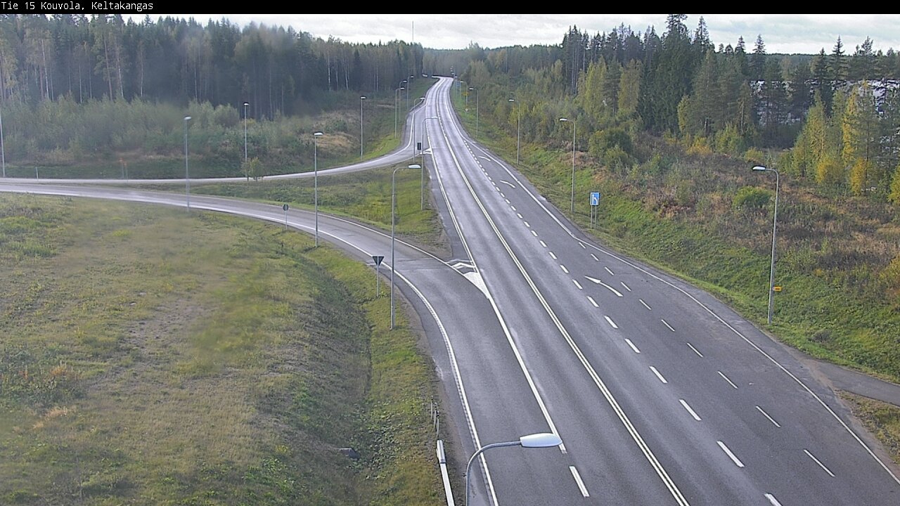 Weather Camera Image Road 15 Kouvola, Keltakangas, Kouvola, Kymenlaakso