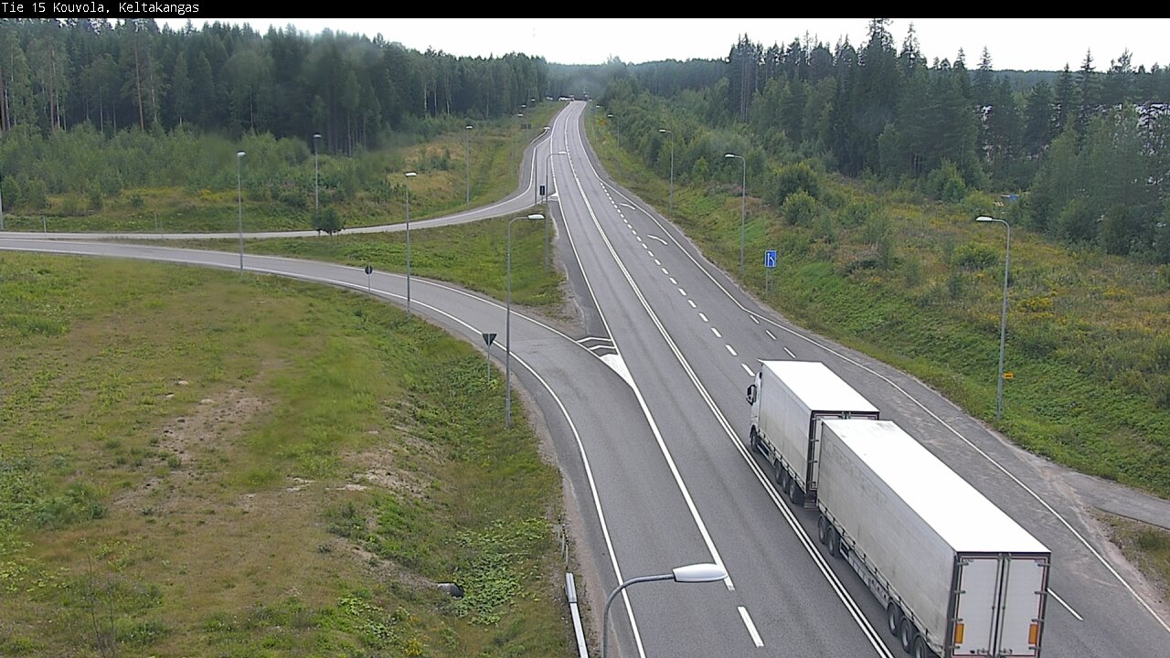 Weather Camera Image Road 15 Kouvola, Keltakangas, Kouvola, Kymenlaakso
