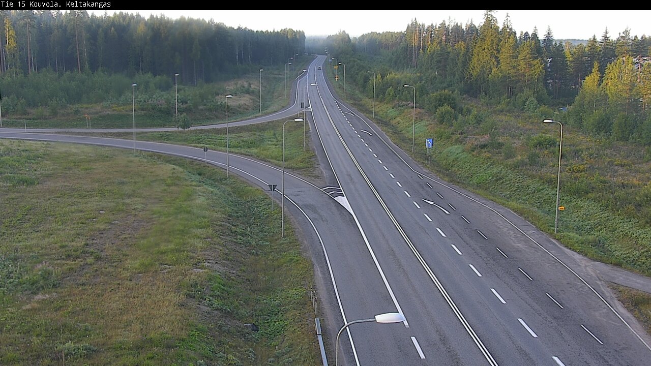 Weather Camera Image Väg 15 Kouvola, Keltakangas, Kouvola, Kymenlaakso