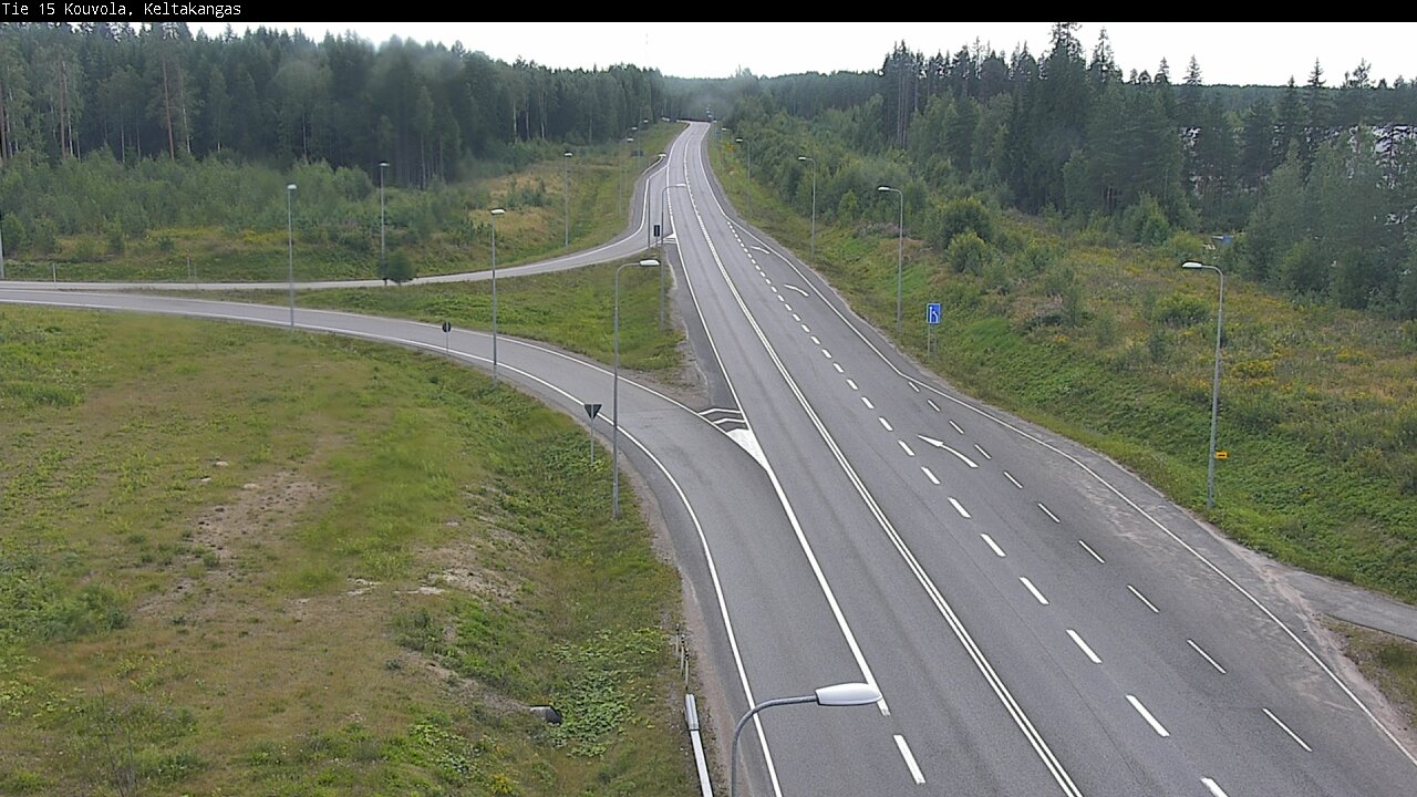 Weather Camera Image Väg 15 Kouvola, Keltakangas, Kouvola, Kymenlaakso