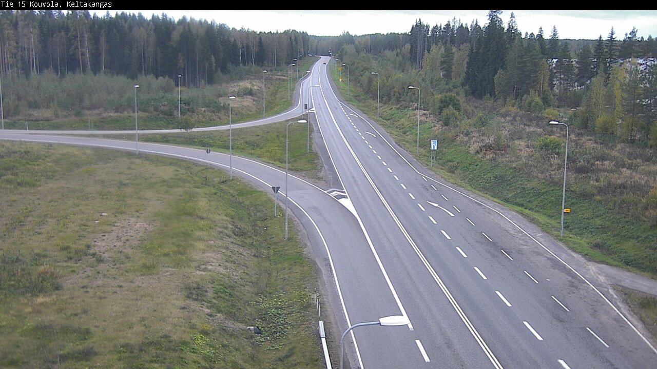 Weather Camera Image Road 15 Kouvola, Keltakangas, Kouvola, Kymenlaakso