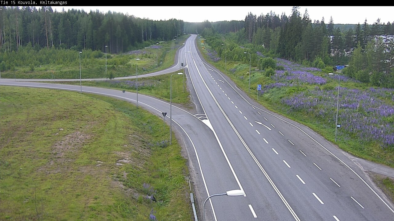 Weather Camera Image Road 15 Kouvola, Keltakangas, Kouvola, Kymenlaakso