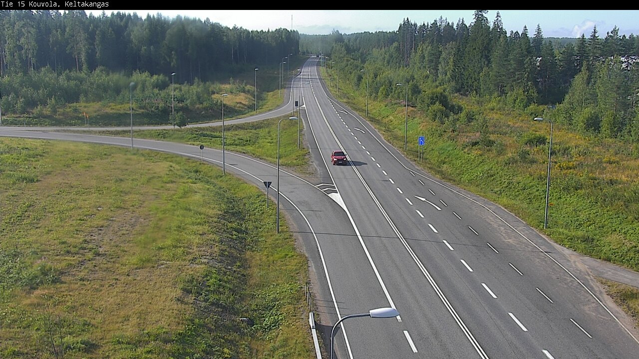 Weather Camera Image Väg 15 Kouvola, Keltakangas, Kouvola, Kymenlaakso