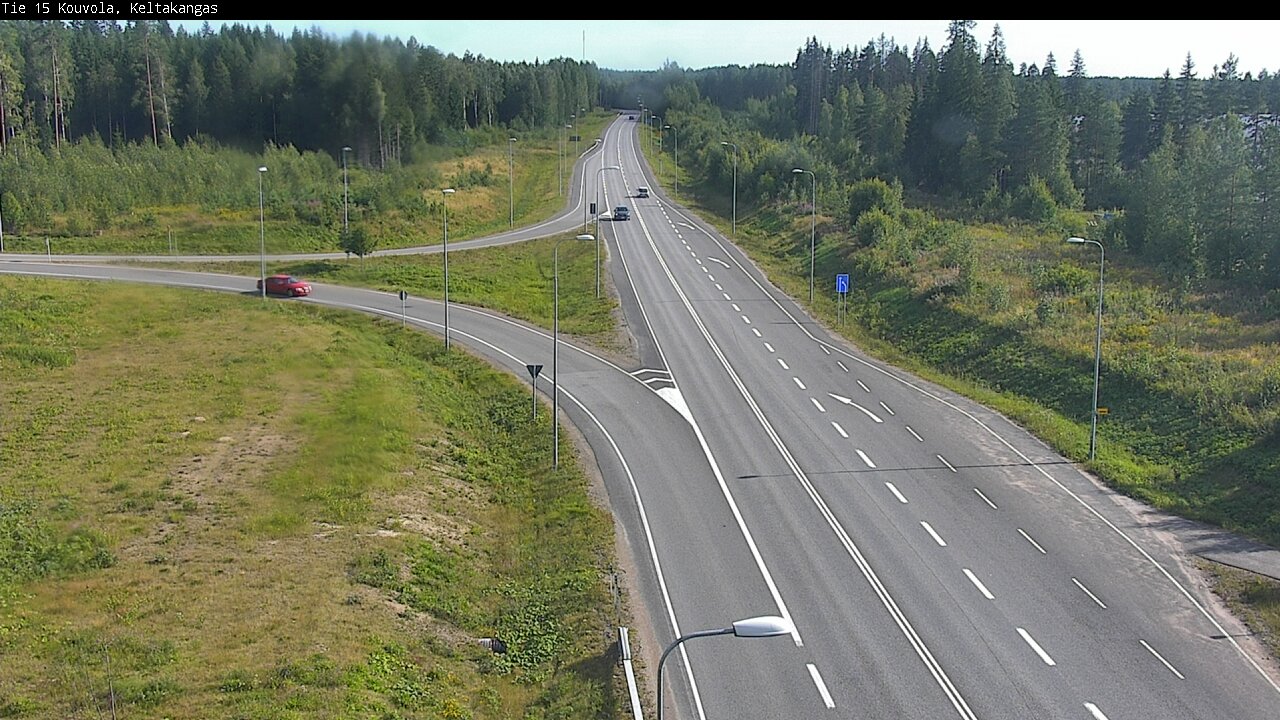 Weather Camera Image Väg 15 Kouvola, Keltakangas, Kouvola, Kymenlaakso