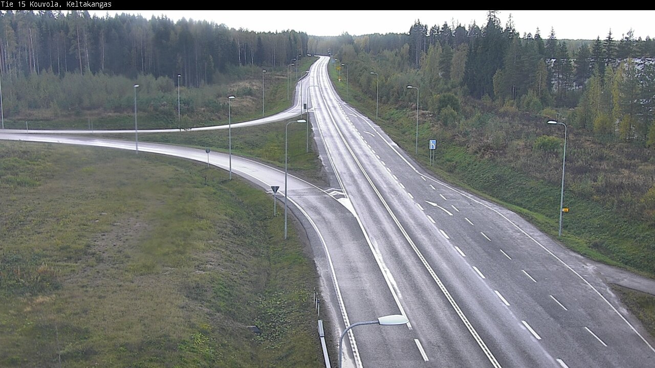 Weather Camera Image Road 15 Kouvola, Keltakangas, Kouvola, Kymenlaakso