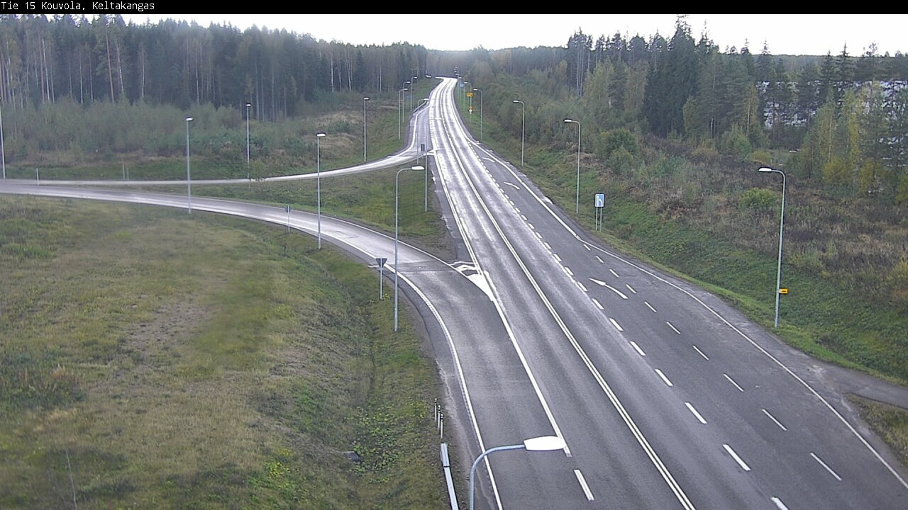 Weather Camera Image Road 15 Kouvola, Keltakangas, Kouvola, Kymenlaakso