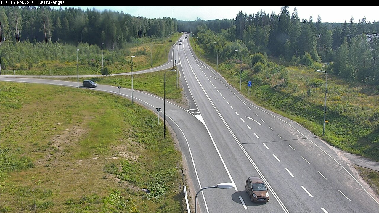 Weather Camera Image Väg 15 Kouvola, Keltakangas, Kouvola, Kymenlaakso