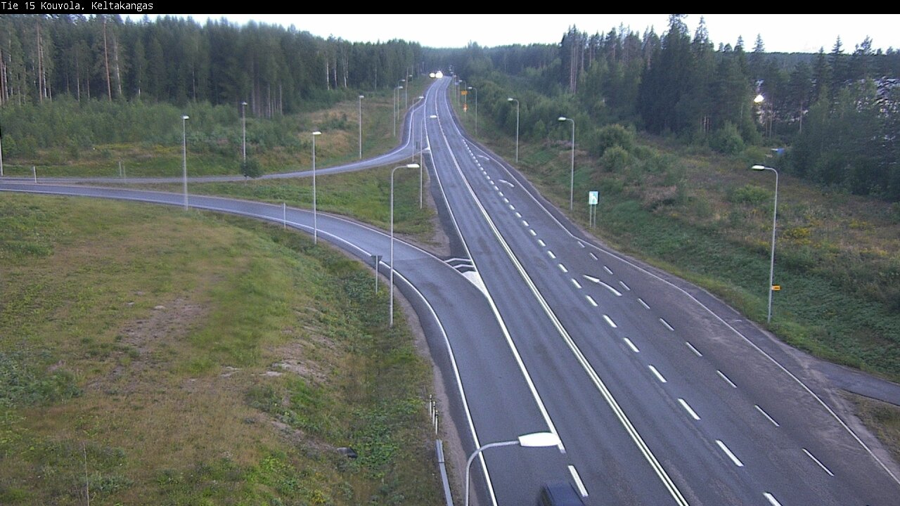 Weather Camera Image Väg 15 Kouvola, Keltakangas, Kouvola, Kymenlaakso