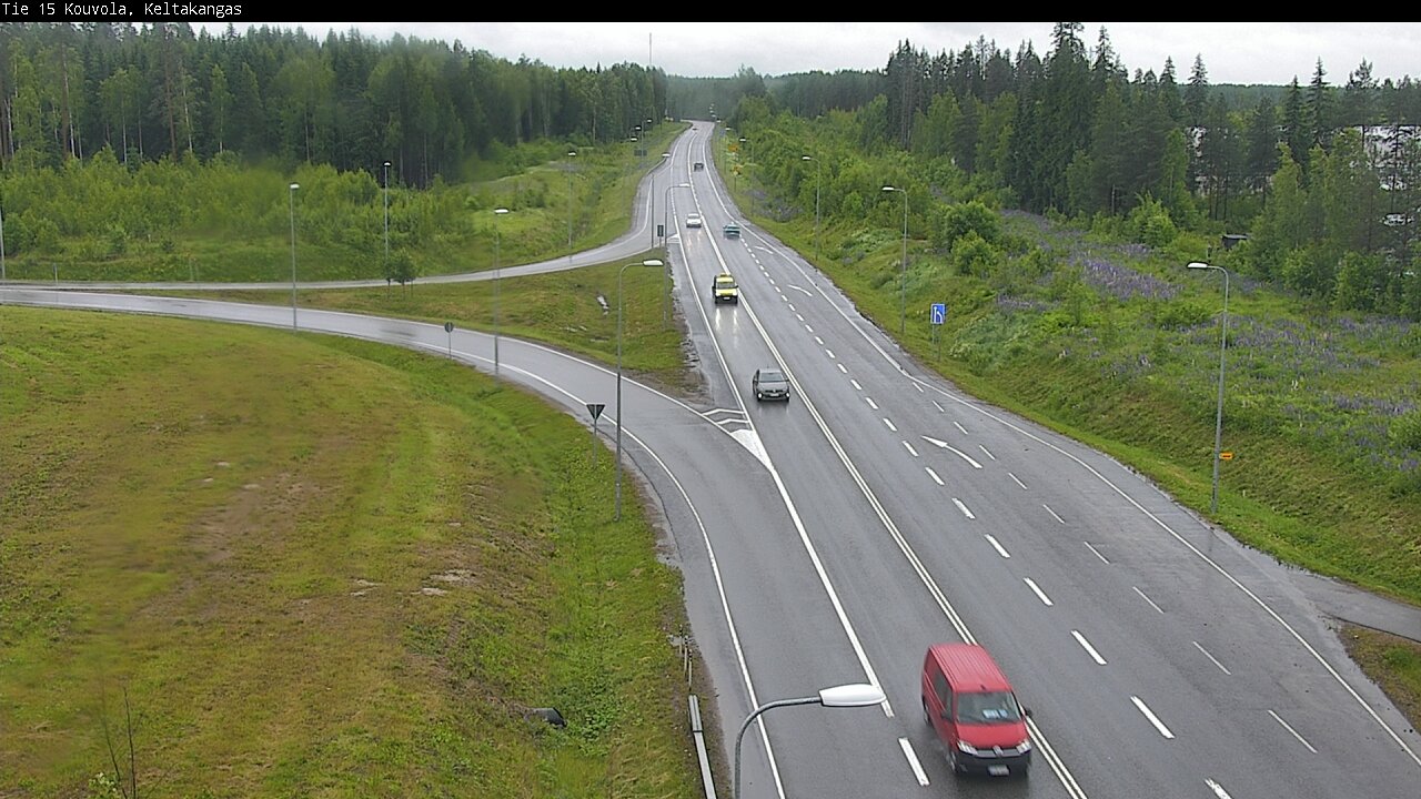 Weather Camera Image Väg 15 Kouvola, Keltakangas, Kouvola, Kymenlaakso