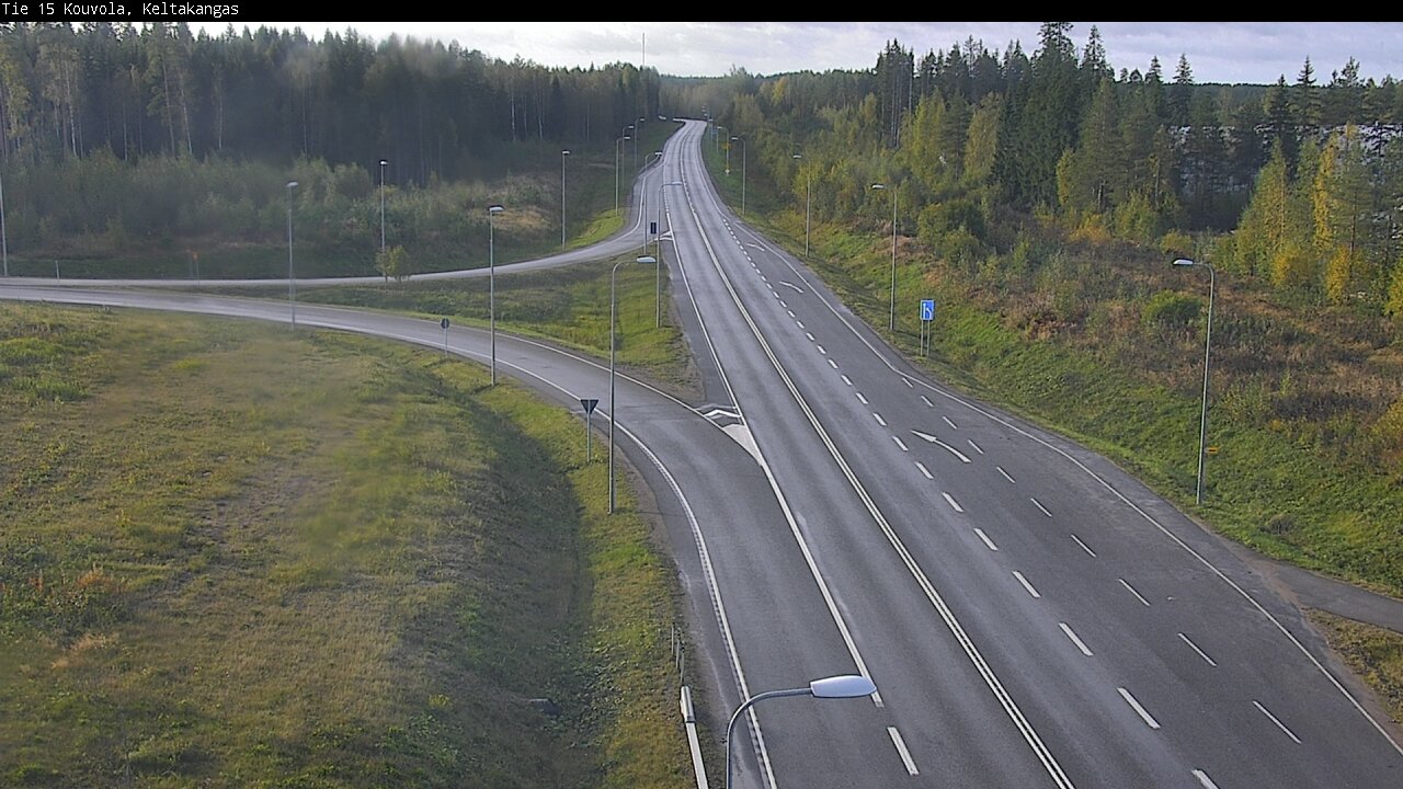 Weather Camera Image Road 15 Kouvola, Keltakangas, Kouvola, Kymenlaakso