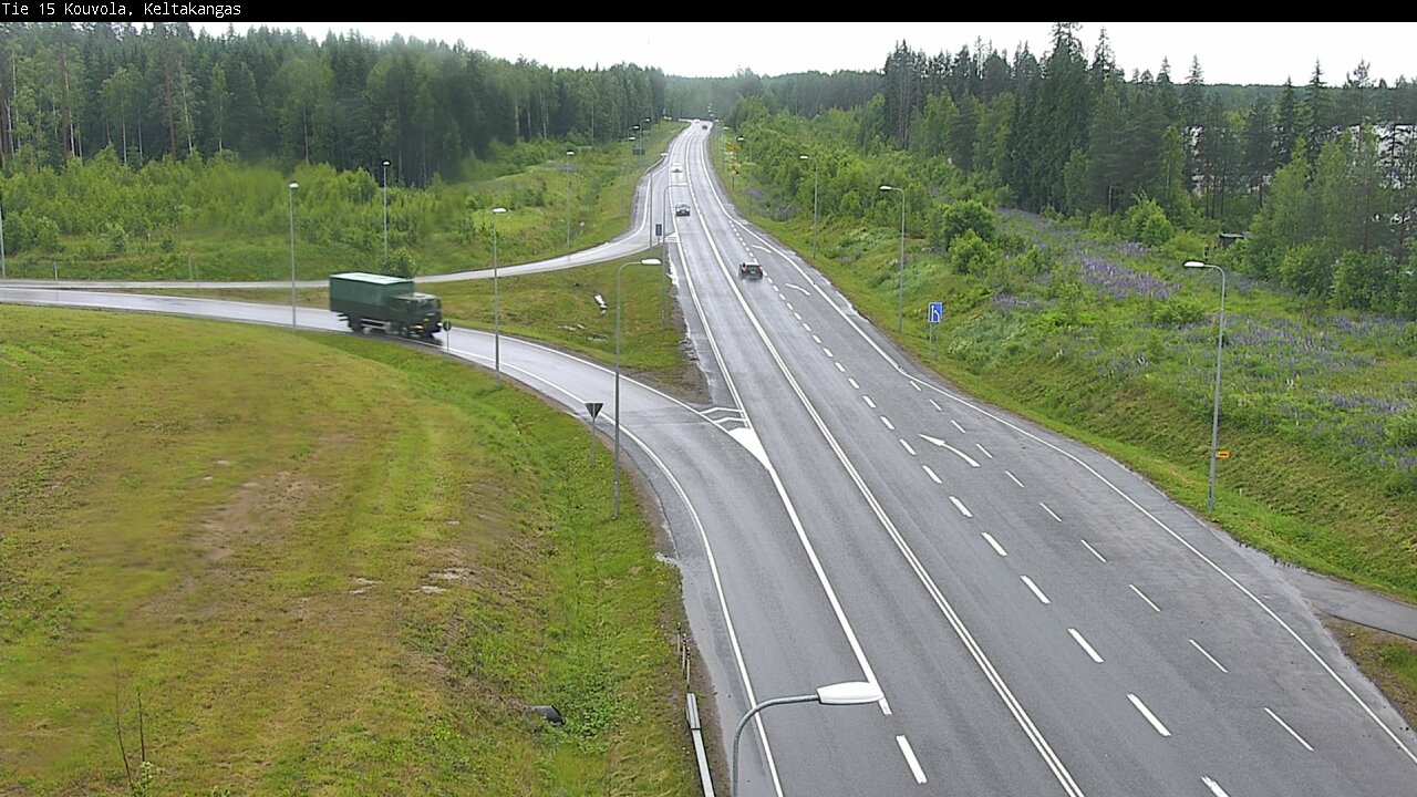 Weather Camera Image Road 15 Kouvola, Keltakangas, Kouvola, Kymenlaakso