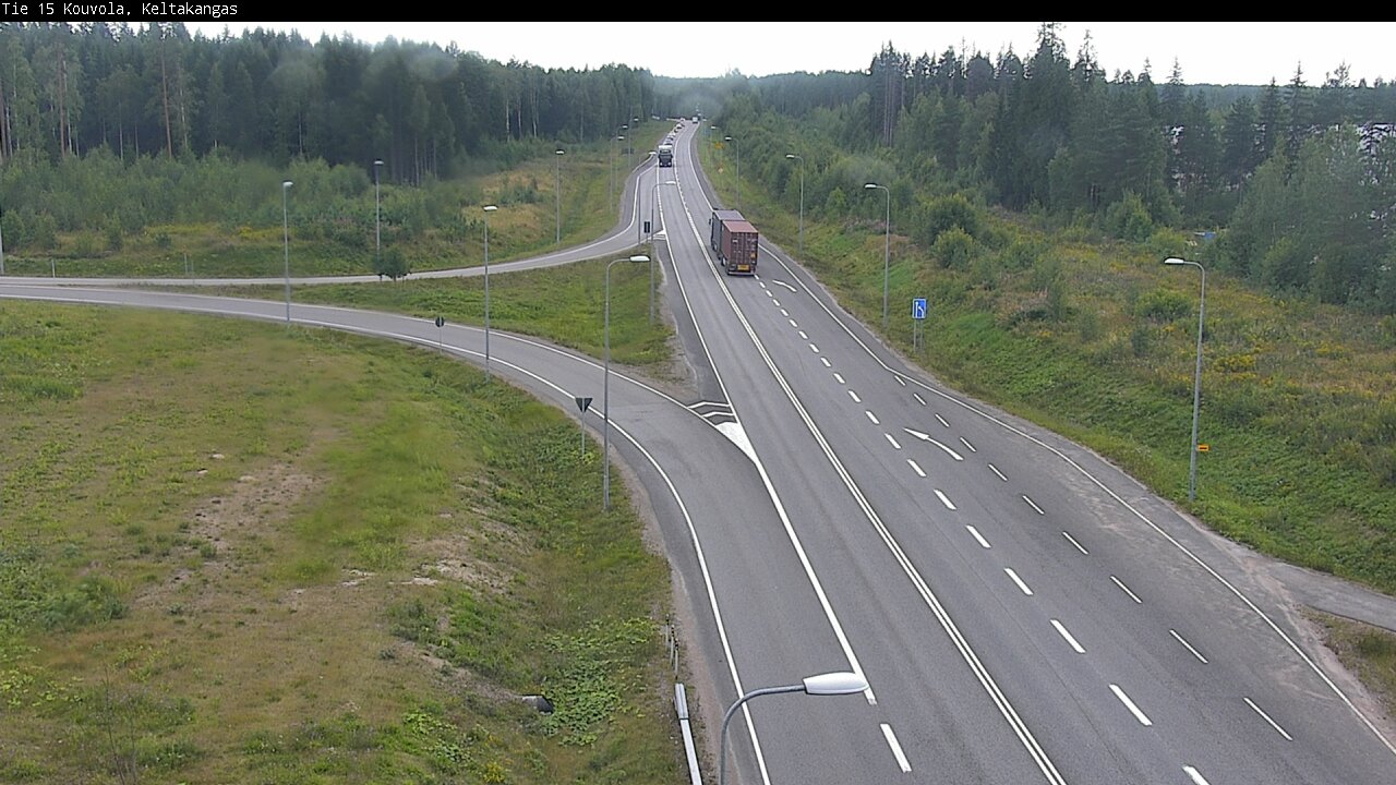 Weather Camera Image Road 15 Kouvola, Keltakangas, Kouvola, Kymenlaakso
