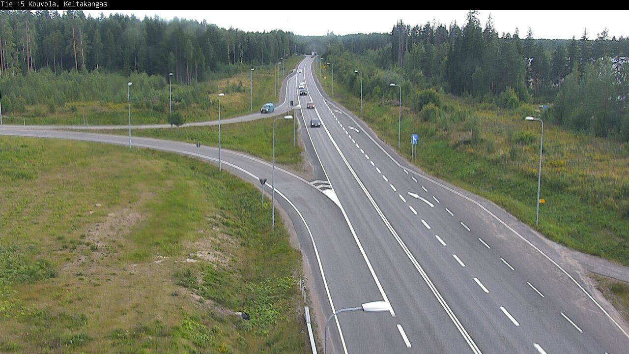 Weather Camera Image Road 15 Kouvola, Keltakangas, Kouvola, Kymenlaakso