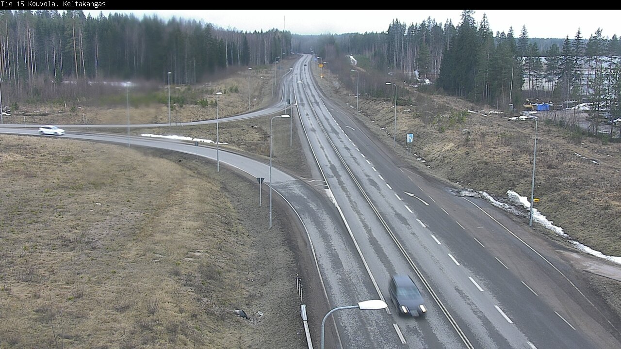 Weather Camera Image Road 15 Kouvola, Keltakangas, Kouvola, Kymenlaakso