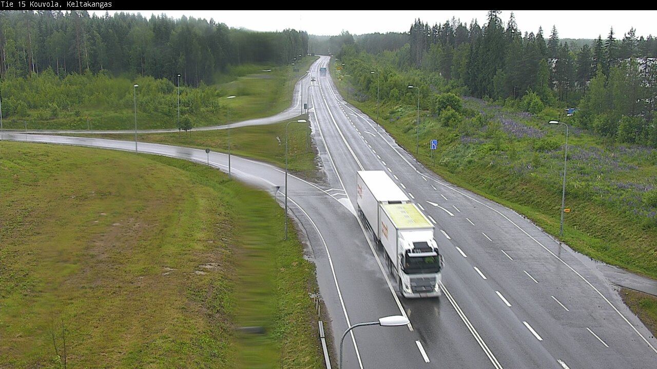 Weather Camera Image Väg 15 Kouvola, Keltakangas, Kouvola, Kymenlaakso