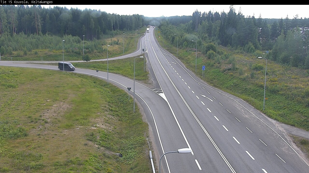 Weather Camera Image Väg 15 Kouvola, Keltakangas, Kouvola, Kymenlaakso