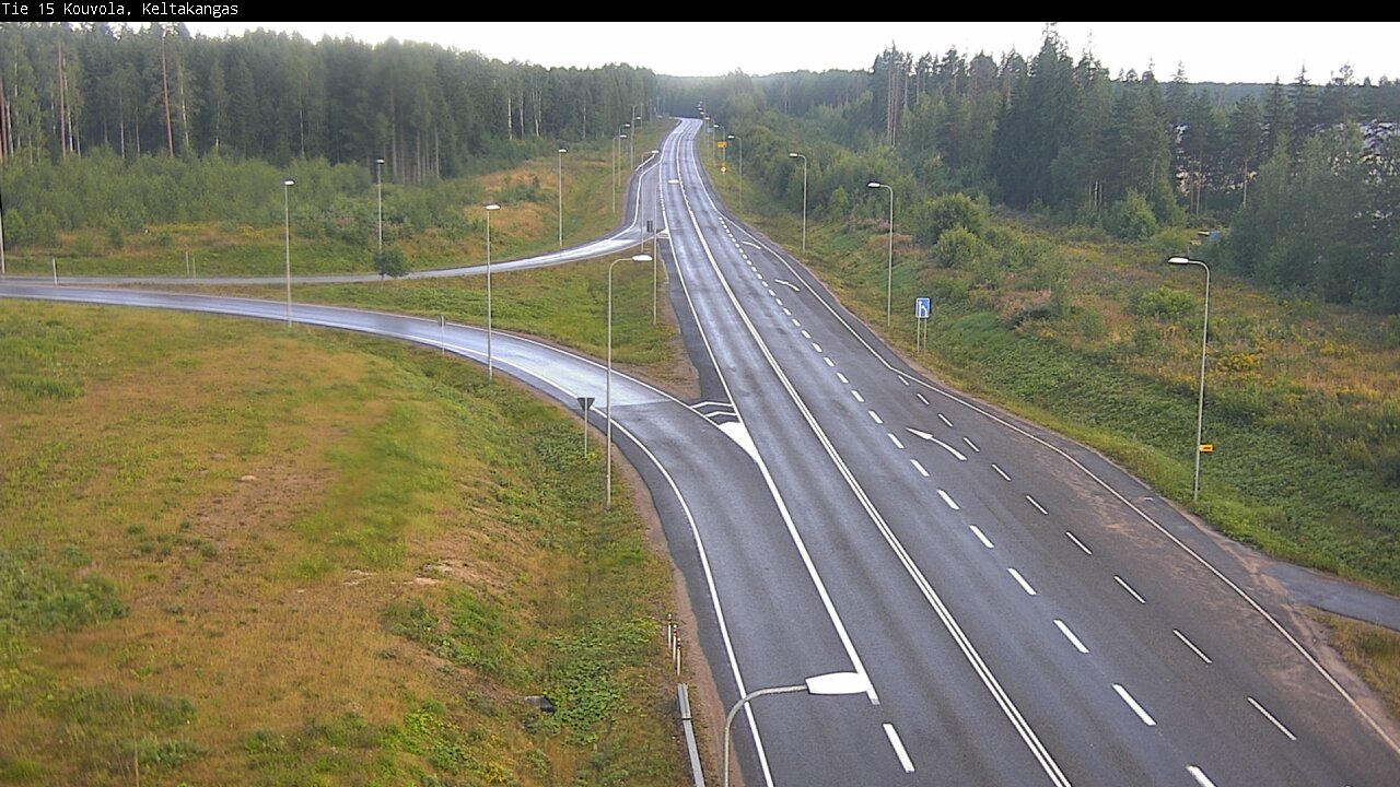 Weather Camera Image Väg 15 Kouvola, Keltakangas, Kouvola, Kymenlaakso
