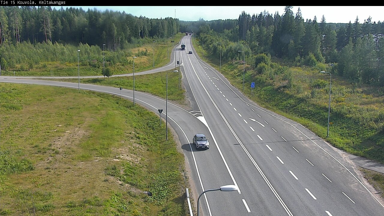 Weather Camera Image Väg 15 Kouvola, Keltakangas, Kouvola, Kymenlaakso