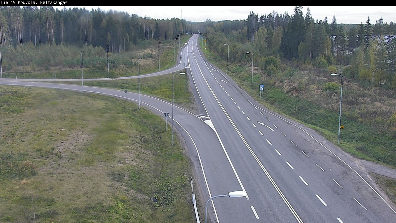 Weather Camera Image Road 15 Kouvola, Keltakangas, Kouvola, Kymenlaakso