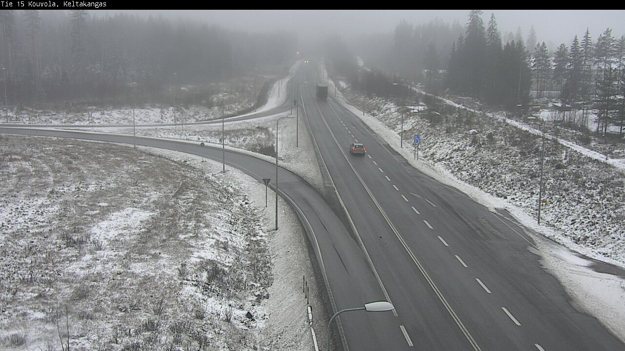 Weather Camera Image Väg 15 Kouvola, Keltakangas, Kouvola, Kymenlaakso
