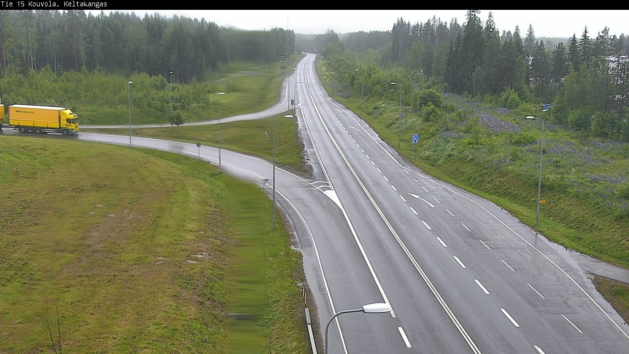 Weather Camera Image Väg 15 Kouvola, Keltakangas, Kouvola, Kymenlaakso