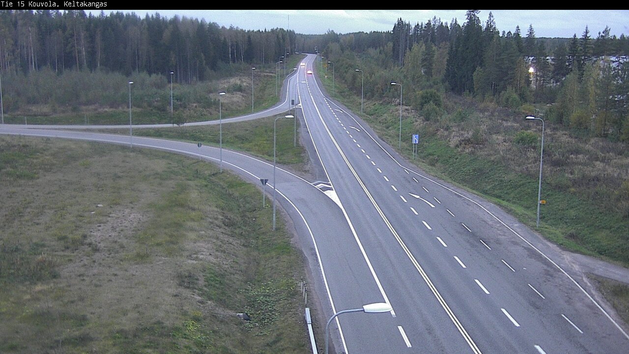 Weather Camera Image Road 15 Kouvola, Keltakangas, Kouvola, Kymenlaakso