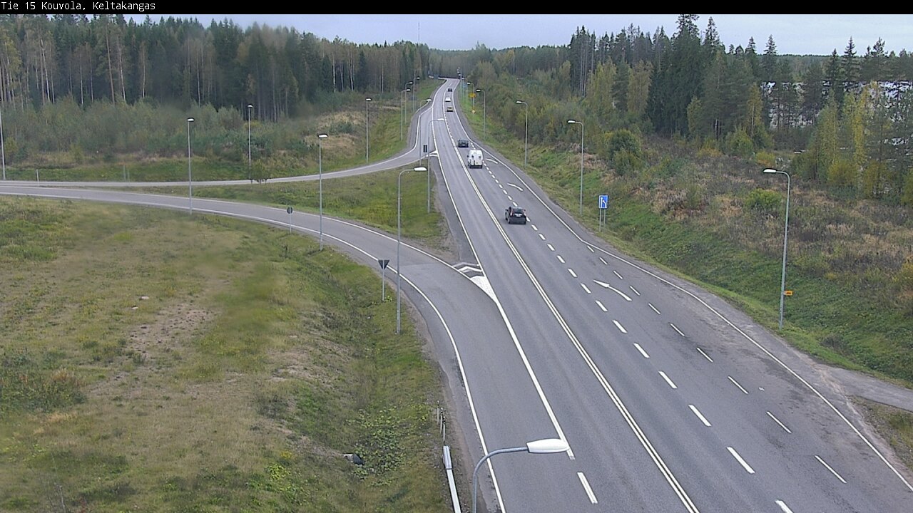 Weather Camera Image Road 15 Kouvola, Keltakangas, Kouvola, Kymenlaakso