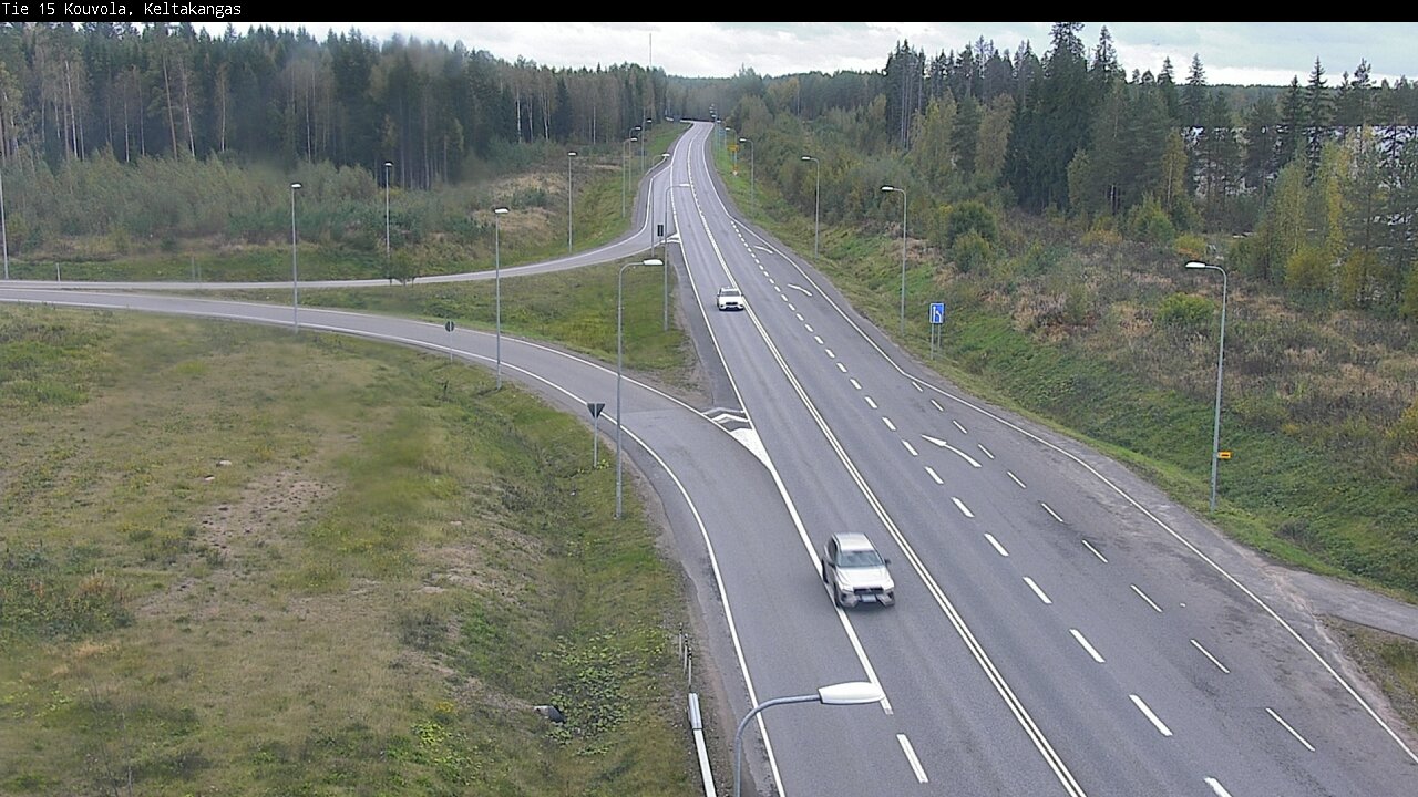 Weather Camera Image Road 15 Kouvola, Keltakangas, Kouvola, Kymenlaakso