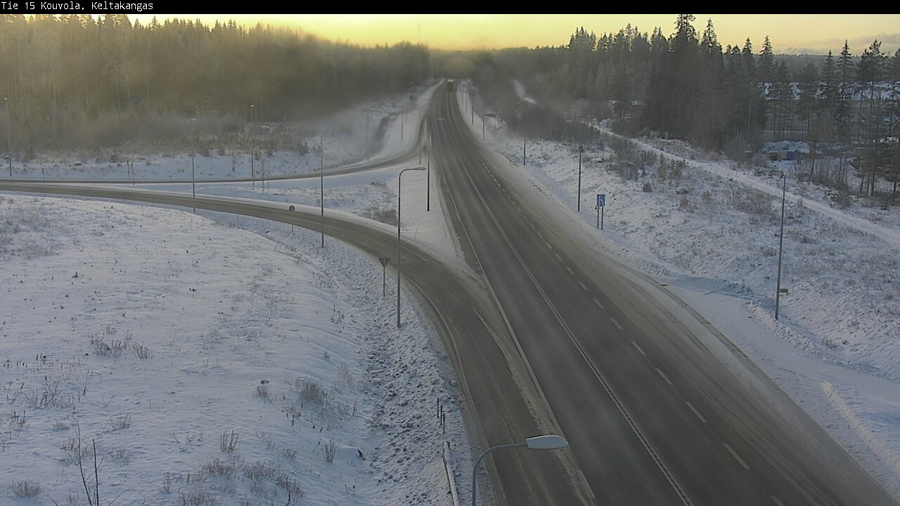 Weather Camera Image Road 15 Kouvola, Keltakangas, Kouvola, Kymenlaakso