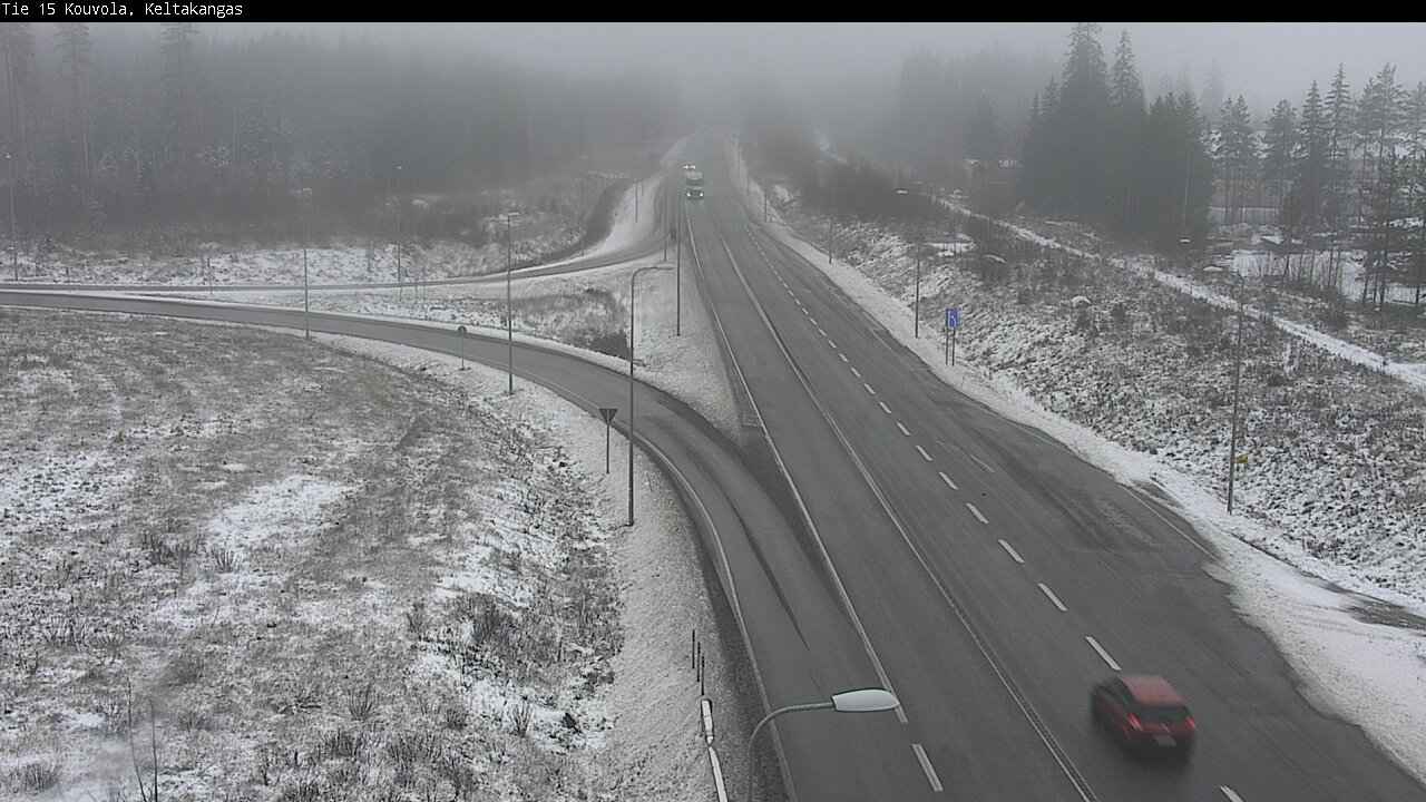 Weather Camera Image Väg 15 Kouvola, Keltakangas, Kouvola, Kymenlaakso
