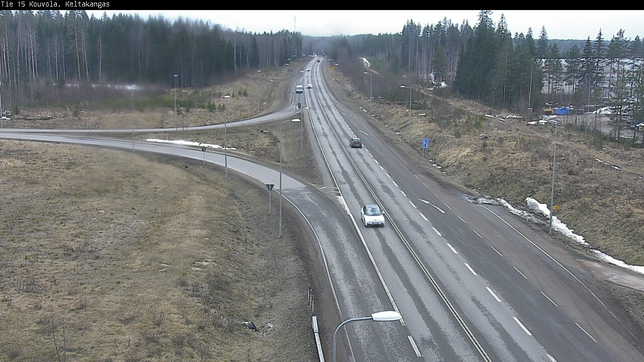 Weather Camera Image Road 15 Kouvola, Keltakangas, Kouvola, Kymenlaakso