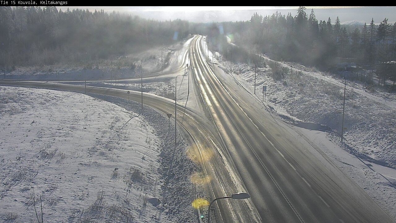 Weather Camera Image Road 15 Kouvola, Keltakangas, Kouvola, Kymenlaakso