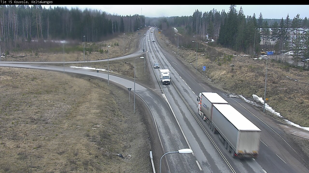 Weather Camera Image Road 15 Kouvola, Keltakangas, Kouvola, Kymenlaakso