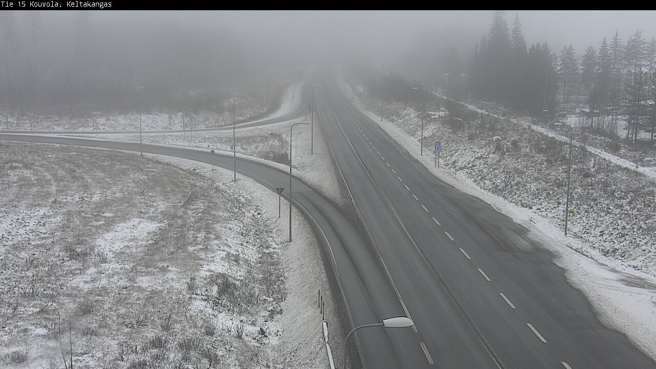 Weather Camera Image Väg 15 Kouvola, Keltakangas, Kouvola, Kymenlaakso