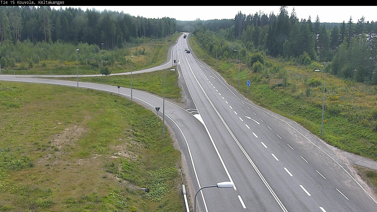 Weather Camera Image Road 15 Kouvola, Keltakangas, Kouvola, Kymenlaakso