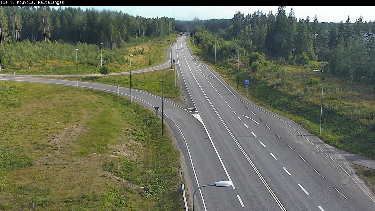 Weather Camera Image Väg 15 Kouvola, Keltakangas, Kouvola, Kymenlaakso