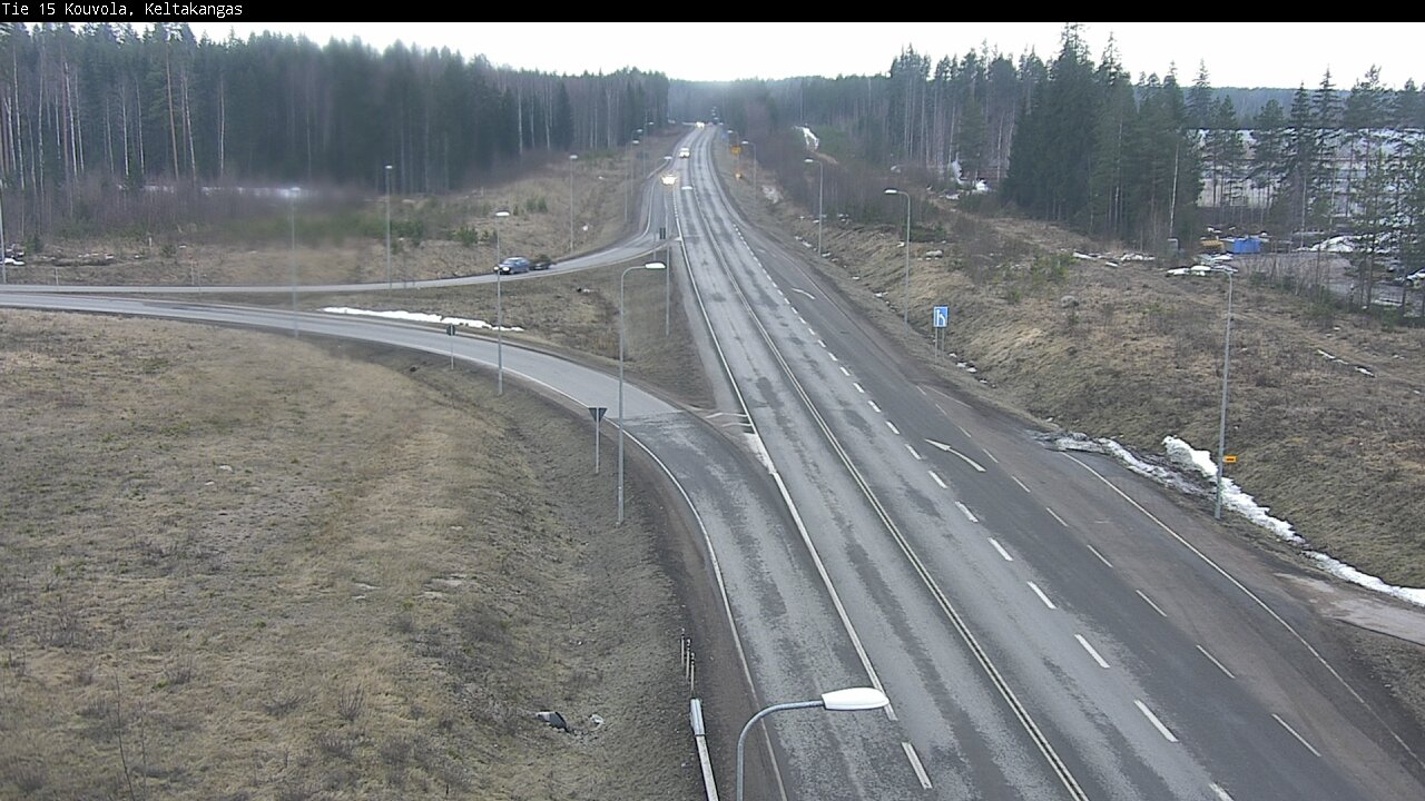 Weather Camera Image Road 15 Kouvola, Keltakangas, Kouvola, Kymenlaakso