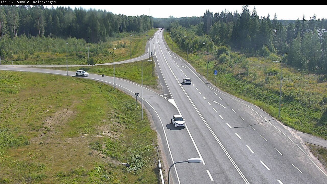 Weather Camera Image Väg 15 Kouvola, Keltakangas, Kouvola, Kymenlaakso