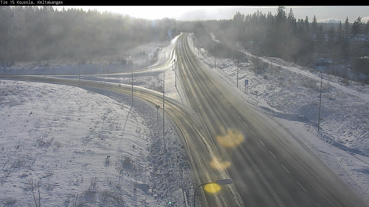 Weather Camera Image Road 15 Kouvola, Keltakangas, Kouvola, Kymenlaakso