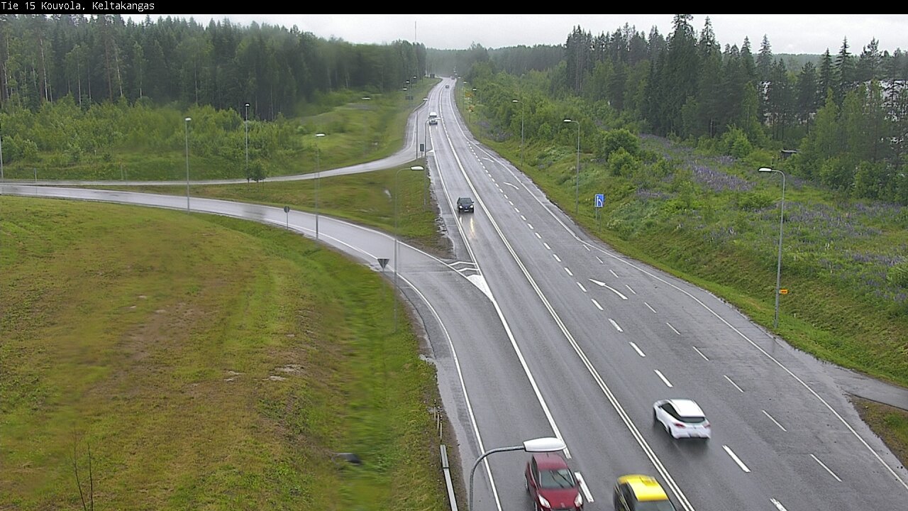 Weather Camera Image Väg 15 Kouvola, Keltakangas, Kouvola, Kymenlaakso